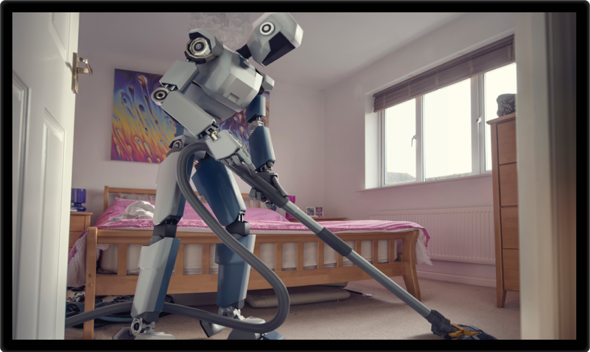 ساخت ربات انسان نمایی که می‌تواند خانه داری کند
