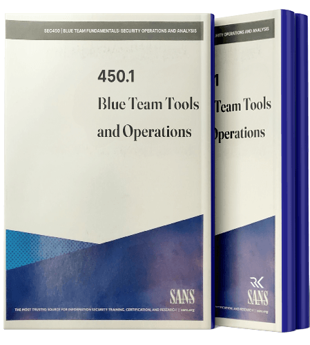 SEC450-1-Blue Team Tools and Operations