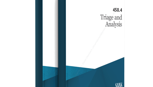 450.4 – Triage and Analysis