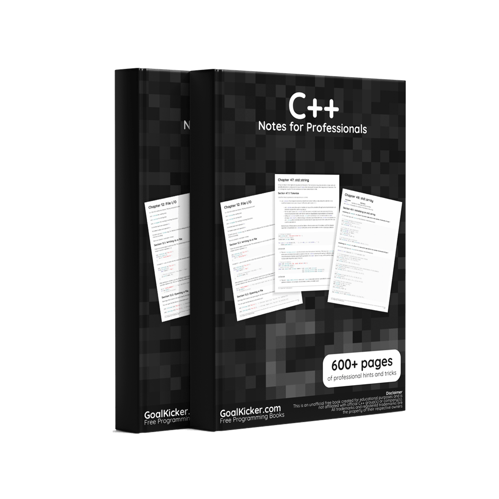 C++ Notes for Professionals