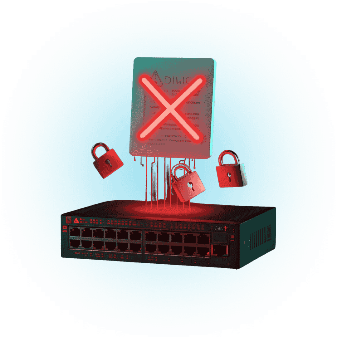 عدم اعمال صحیح سیاست‌های امنیتی شبکه