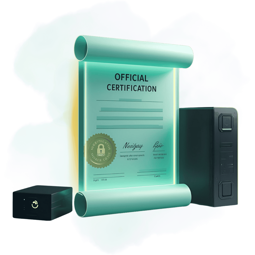 مجوزها و گواهینامه های بکاپ گیری شبکه