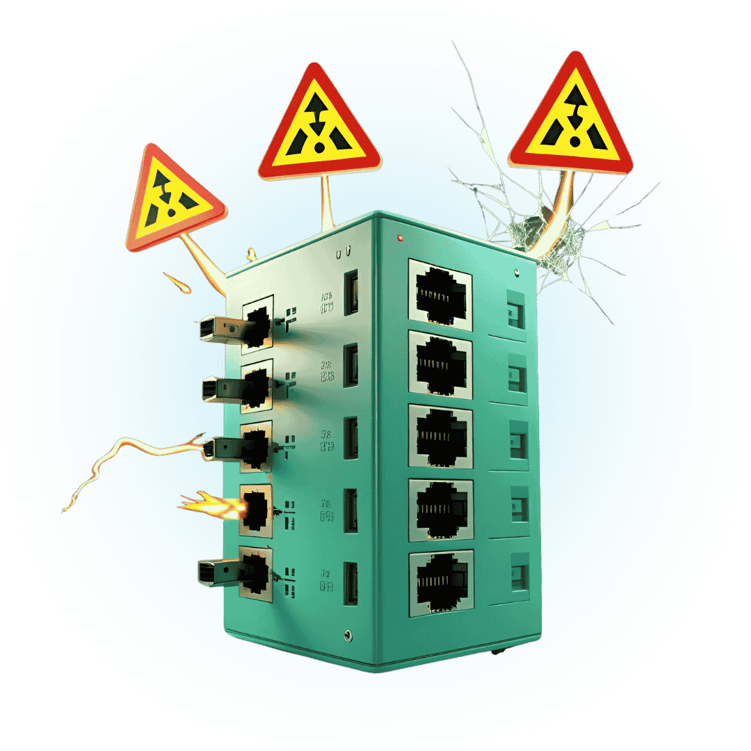 نقص و آسیب پذیری تجهیزات شبکه