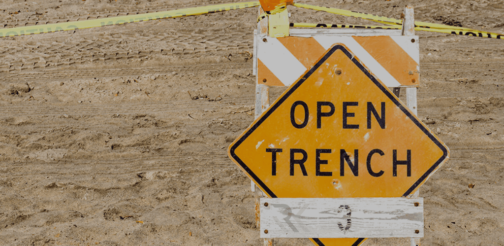 همهچیز درباره اجرای کابلکشی استاندارد زمینی فیبر نوری – خدمات کابلکشی فیبر نوری 2 حفاری باز (Open Trench)