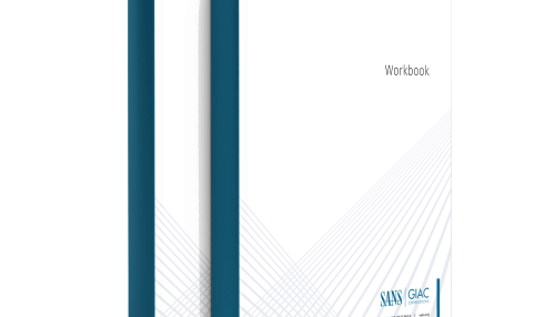 SANS ICS612 ICS Cybersecurity In-Depth - Workbook
