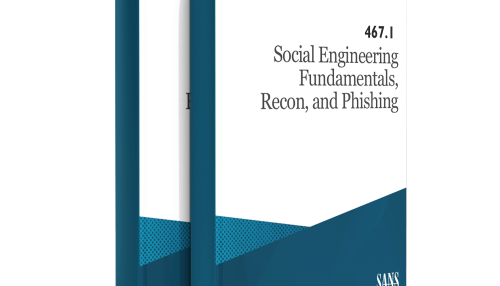 SANS SEC467.1 Social Engineering Fundamentals, Recon, and Phishing