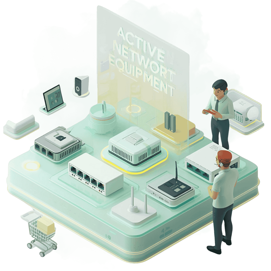 تأمین تجهیزات اکتیو شبکه در زنجان