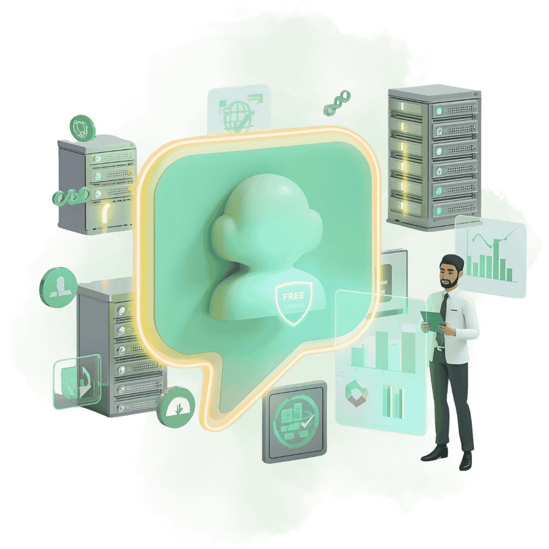 درخواست مشاوره رایگان برای خدمات پشتیبانی اتاق سرور