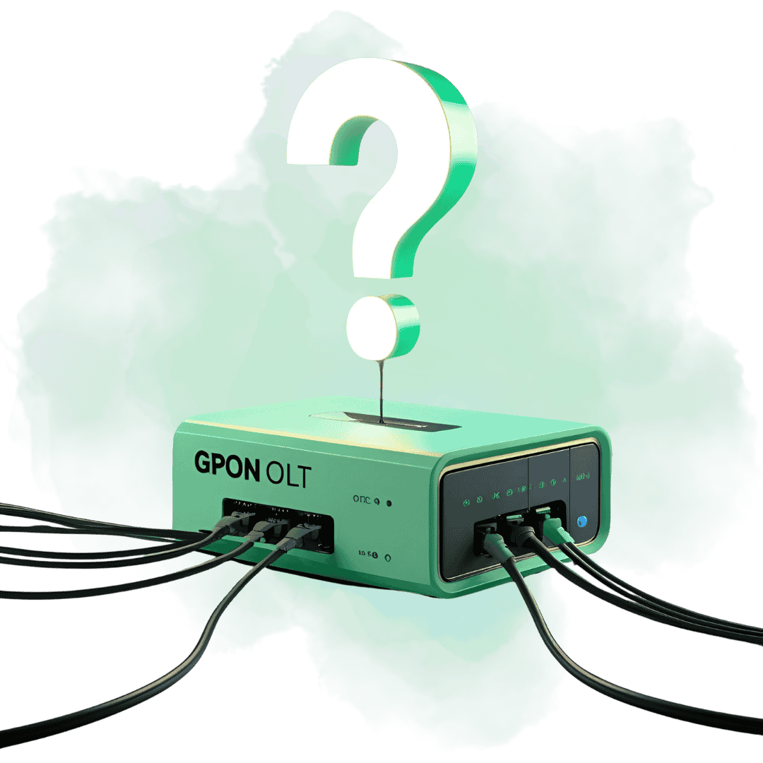 سوالات متداول درباره سیستم GPON و فیبرنوری FTTH.