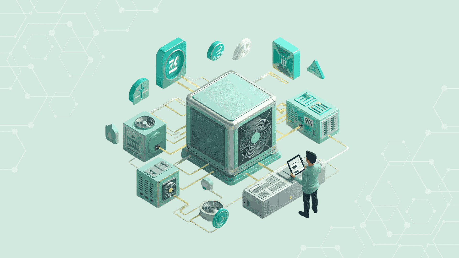 تهیه لیست تجهیزات LOM در زنجان | فروش و مشاوره در سراسر ایران 14 سیستم سرمایشی و تهویه