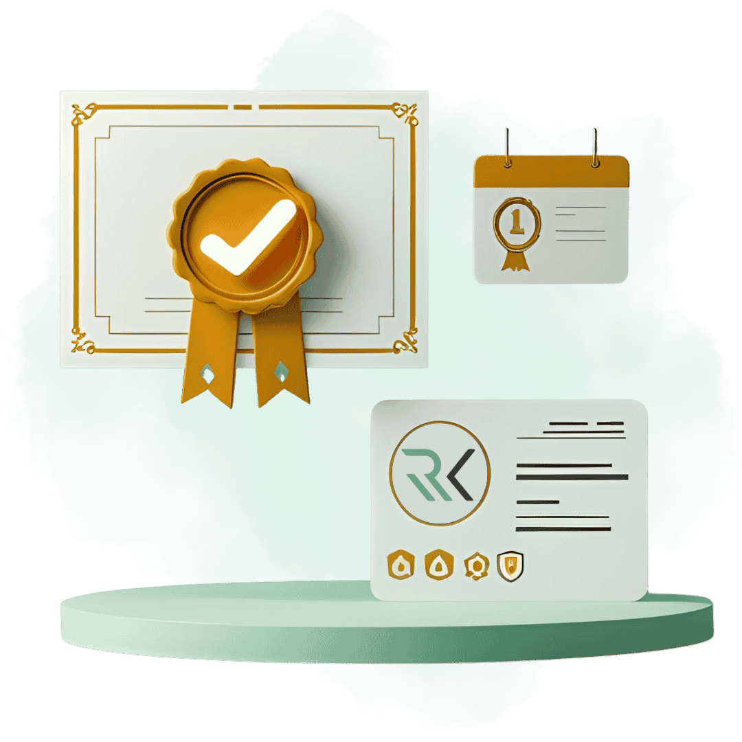 مجوزها و گواهینامه‌های رسمی