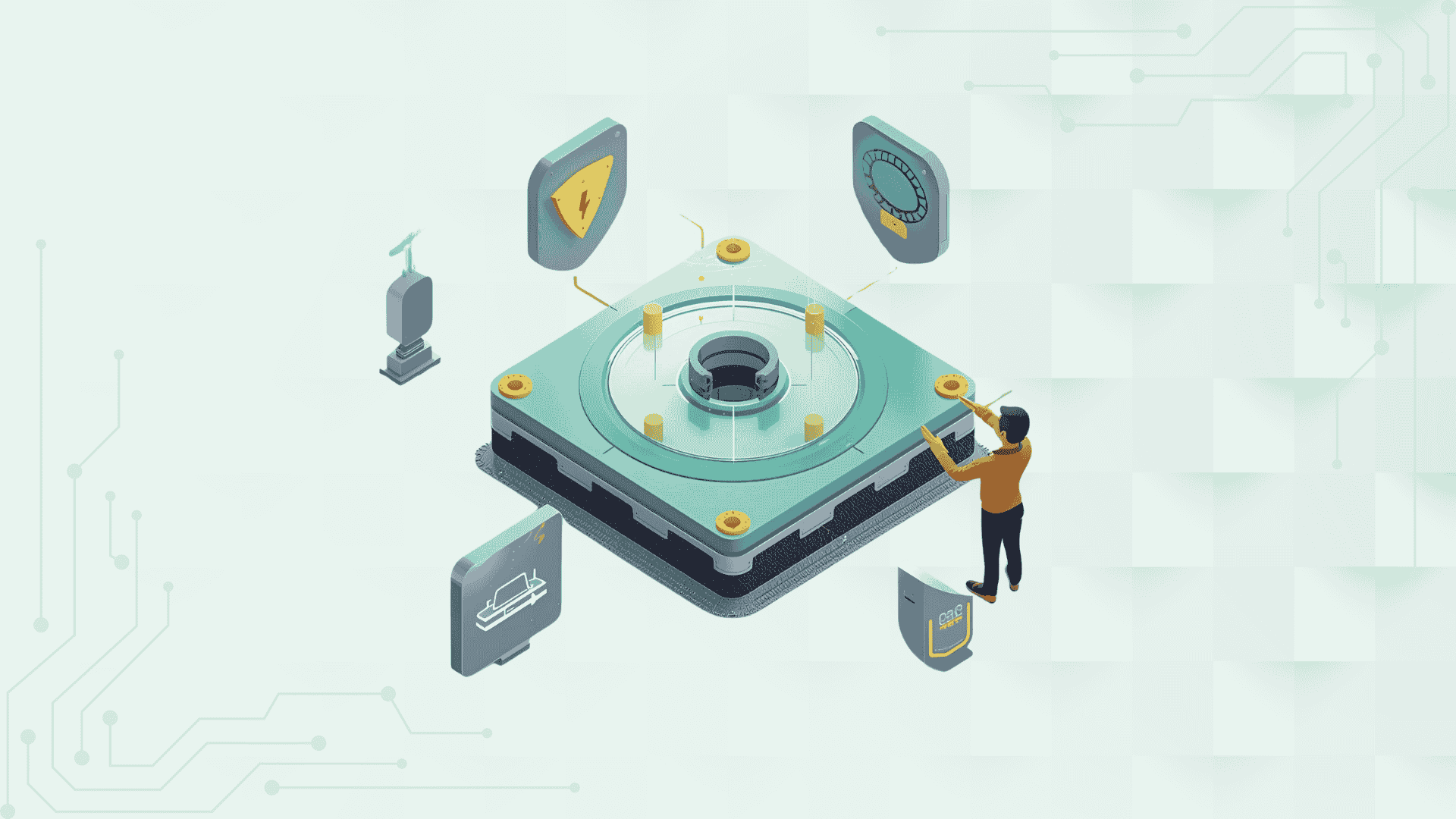 اجرای چاه ارت در زنجان | ایمنی شبکه و حفاظت از تجهیزات 36 چاه ارت صفحهای (Plate Electrode)