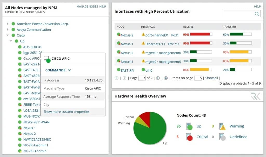 NPM (Network Performance Monitor)