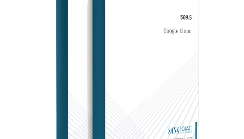SANS FOR509.5 Google Cloud