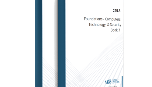 SANS SEC275.3 Foundations - Computers