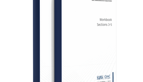 SANS SEC555 Workbook Sections 3-5