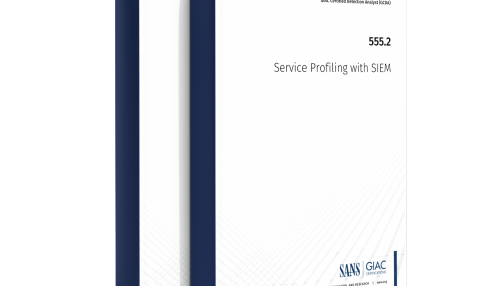 SANS SEC555.2 Service Profiling with SIEM