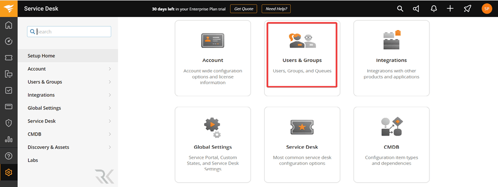 SolarWinds Service Desk