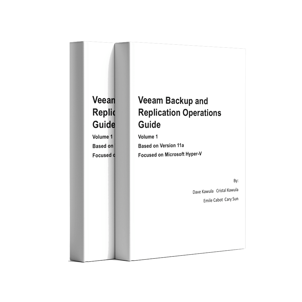 Veeam Backup and Replication Operations Guide - Volume 1