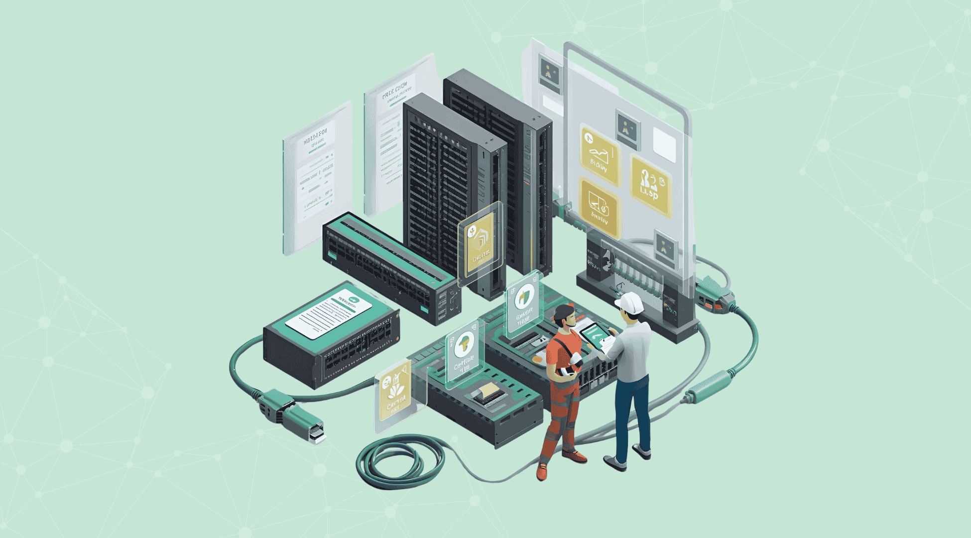 انتخاب تجهیزات پسیو مطابق با استانداردهای ویژه پروژه