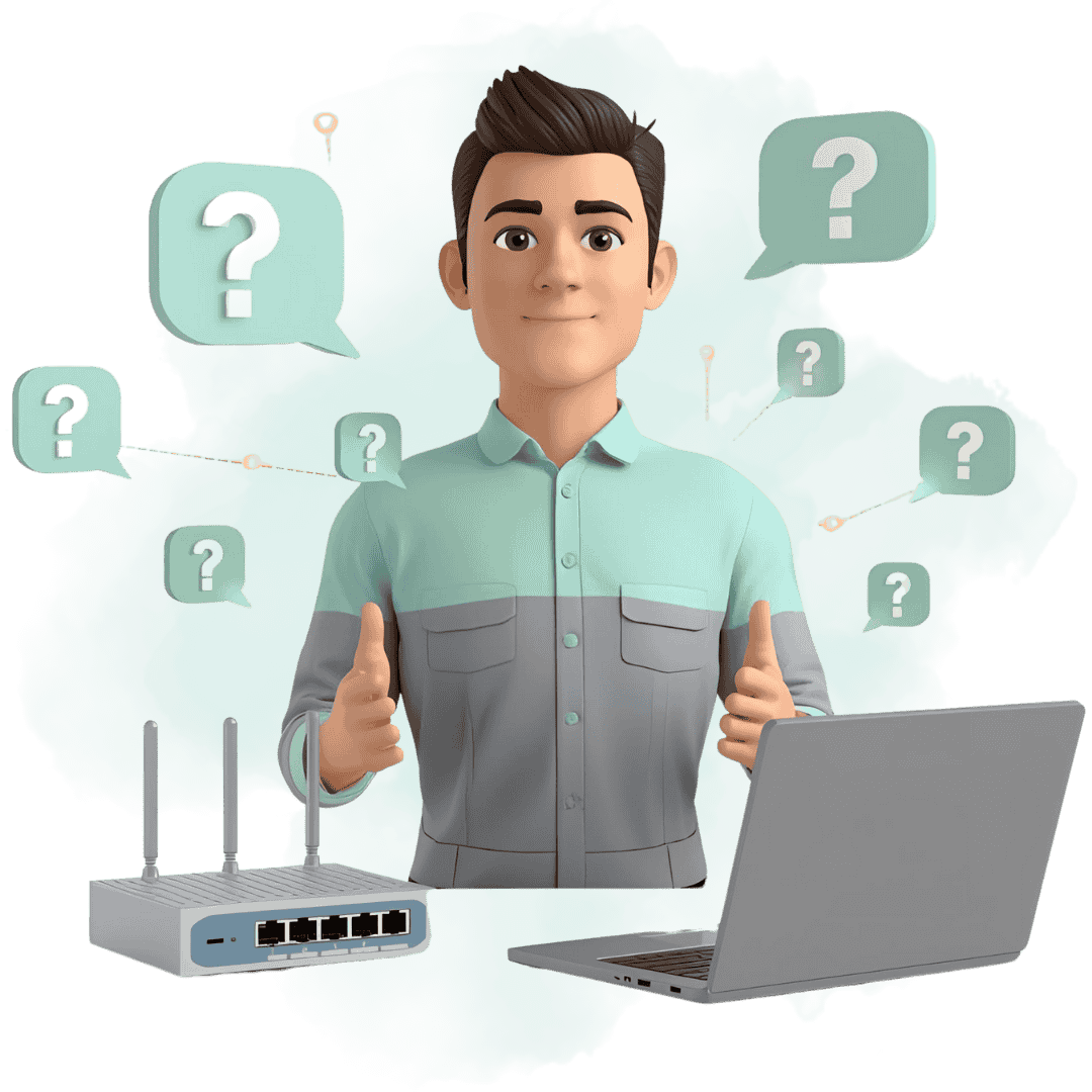 سوالات متداول درباره نصب و راه اندازی تجهیزات ارتباطی شبکه