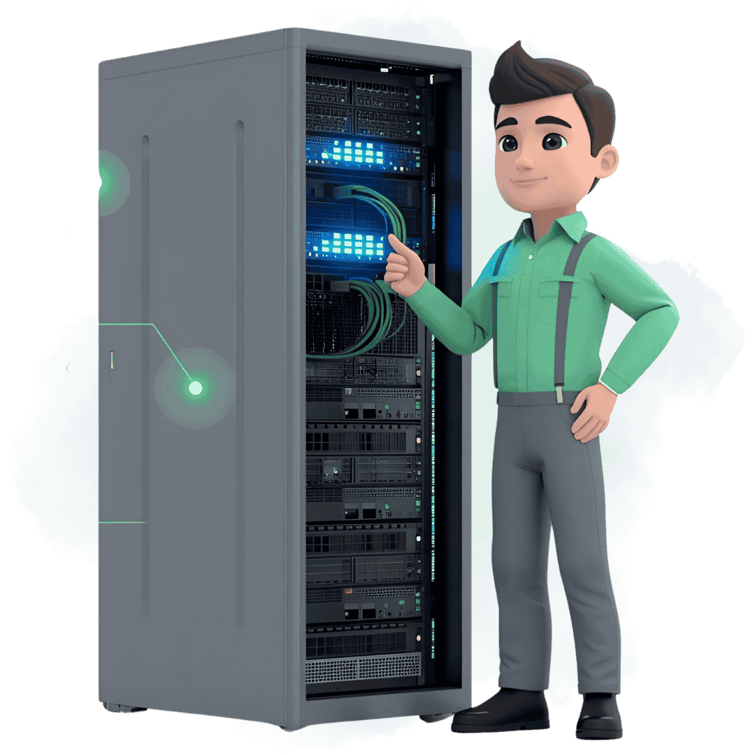 نصب و راه اندازی تجهیزات سرور شبکه