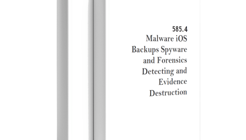 SANS FOR585.4 iOS Backups
