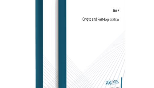 SANS SEC660.2 Crypto and Post-Exploitation